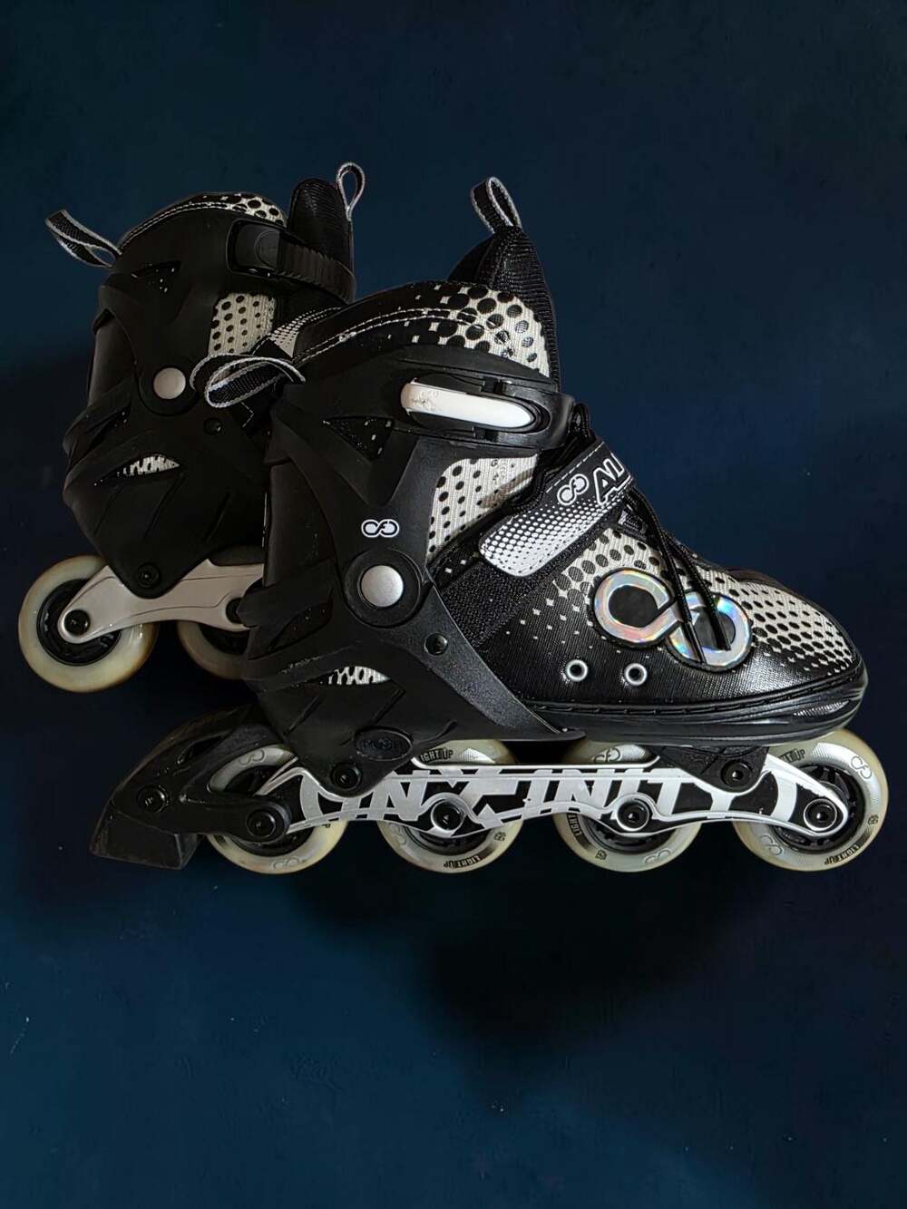 Crazy Skates Alpha Adjustable Inline Skates With Light Up Wheels - Unisex Skates